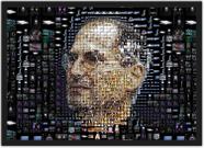Quadro Decorativo Steve Jobs Informática Salas Decorações Com Moldura