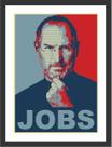 Quadro Decorativo Steve Jobs Informática Salas Decorações Com Moldura