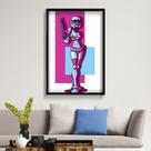 Quadro Decorativo Storm Feme 40x60 cm Placa Decorativa em MDF para Decoração de interiores