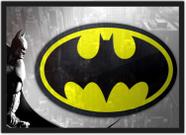Quadro Decorativo Super Heróis Batman Com Moldura