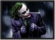 Quadro Decorativo Super Heróis Coringa Joker Com Moldura