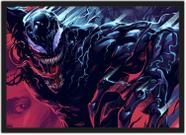 Quadro Decorativo Super Heróis Venom Com Moldura