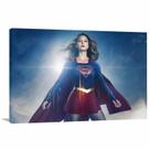 Quadro decorativo SuperGirl com Tela em Tecido