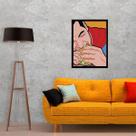 Quadro Decorativo SuperMan Sanduíche 45x34cm