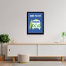 Quadro Decorativo Surf Point 45x34cm