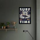 Quadro Decorativo Surf Time 45x34cm
