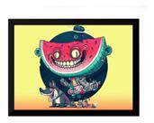 Quadro Decorativo Surrealista Oldschool Arte 42x29cm