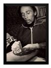 Quadro Decorativo Tattoo Estúdio Bob Marley Tatuador