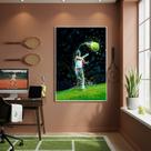 Quadro Decorativo Tênis Absoluto-70x50cm Mold Preta