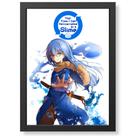 Quadro Decorativo That Time I Got Reincarnated as a Slime Rimuru geek.frame presente otaku anime Quadro Decorativo That Time I Got Reincarnated as a Slime Rimuru geek.frame presente otaku anime