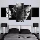 Quadro decorativo The Last Of us 5 peças 80x50