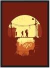 Quadro Decorativo The Last Of Us Games Jogos Geek Decorações Com Moldura G08 Quadro Decorativo The Last Of Us Games Jogos Geek Decorações Com Moldura G08