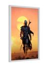 Quadro decorativo - the mandalorian - o mandaloriano - star wars