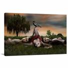 Quadro decorativo The Vampire Diares com Tela em Tecido Quadro decorativo The Vampire Diares com Tela em Tecido