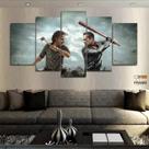 Quadro Decorativo The Walking Dead 1X 130x63 em tecido