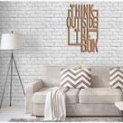 Quadro Decorativo Think Outside The Box 3mm Vazado - Mdf