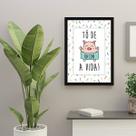 Quadro Decorativo To De Bacon a Vida 45x34cm