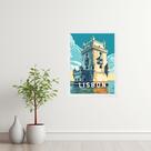 Quadro Decorativo Torre De Belém - Portugal 33x24cm