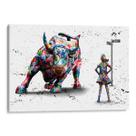 Quadro decorativo Touro de Wall Street - Art Canvas