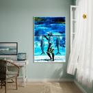Quadro Decorativo Trabalho De Pescador-70x50cm Cor:Moldura Branca Quadro Decorativo Trabalho De Pescador-70x50cm Cor:Moldura Branca