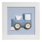 Quadro Decorativo Trem Quarto Bebê Infantil Menino