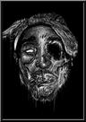 Quadro Decorativo Tupac 2pac Hip Hop Arte Moldura 42x29cm