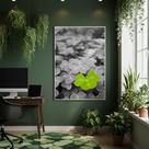 Quadro Decorativo Único Trevo 70x50cm Mold Branca