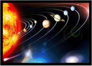 Quadro Decorativo Universo Planetas Galáxias Sistema Solar Salas Quartos Com Moldura RC098 Quadro Decorativo Universo Planetas Galáxias Sistema Solar Salas Quartos Com Moldura RC098