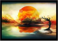 Quadro Decorativo Universo Planetas Paisagem Via Láctea Salas Quartos Com Moldura RC100 Quadro Decorativo Universo Planetas Paisagem Via Láctea Salas Quartos Com Moldura RC100