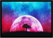 Quadro Decorativo Universo Planetas Paisagem Via Láctea Salas Quartos Com Moldura RC101 Quadro Decorativo Universo Planetas Paisagem Via Láctea Salas Quartos Com Moldura RC101
