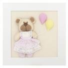 Quadro Decorativo Ursinha Com Bexigas Quarto Bebê Infantil Quadro Decorativo Ursinha Com Bexigas Quarto Bebê Infantil