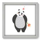 Quadro Decorativo - Urso Panda - 33cm x 33cm - 150qdsb
