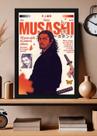 Quadro Decorativo Vagabond Musashi Anime Com Vidro Tamanho:21cm x 30cm (A4)