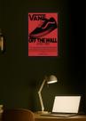Quadro Decorativo Vans Off The Wall 1966 Com Vidro Tamanho:21cm x 30cm (A4)