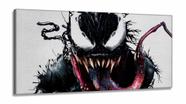Quadro Decorativo Venom Marvel em Tecido Canvas 130x60