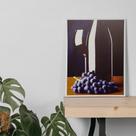 Quadro Decorativo Vinho 30x42cm