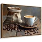 Quadro decorativo Vintage - Aroma de Café da Manhã Aconchegante - Art Canvas Quadro decorativo Vintage - Aroma de Café da Manhã Aconchegante - Art Canvas