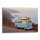 Quadro decorativo Vintage - Viagem de Kombi ao Entardecer - Art Canvas