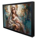 Quadro Decorativo Virgem Maria em Moldura Caixa