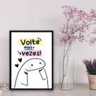 Quadro Decorativo Volte Sempre 45x34cm - com vidro Quadro Decorativo Volte Sempre 45x34cm - com vidro