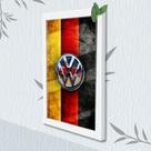 Quadro Decorativo Vw Alemã Sala Escritório Loja+Vidro 33x25
