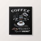 Quadro Decorativo Welcome Coffee 24x18cm