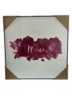 Quadro decorativo Wine DQU239 - 40 x 40 cm