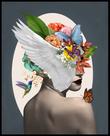 Quadro Decorativo Woman And Butterflies 50 cm x 70 cm Quadro Decorativo Woman And Butterflies 50 cm x 70 cm