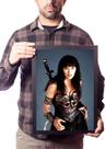 Quadro Decorativo Xena A Princesa Guerreira Lucy Quadro Decorativo Xena A Princesa Guerreira Lucy