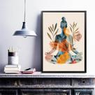 Quadro Decorativo Yoga - Mulher 24x18cm Quadro Decorativo Yoga - Mulher 24x18cm