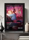 Quadro Decorativo Zara Larsson Poster Girl (Dark) Com Vidro Tamanho:21cm x 30cm (A4)