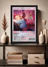 Quadro Decorativo Zara Larsson Poster Girl (Light) Com Vidro Tamanho:21cm x 30cm (A4)
