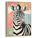 Quadro decorativo Zebra Frontal