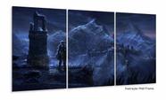 Quadro Decorativos Elder Scrolls com 3 peças 120x60 cm Quadro Decorativos Elder Scrolls com 3 peças 120x60 cm